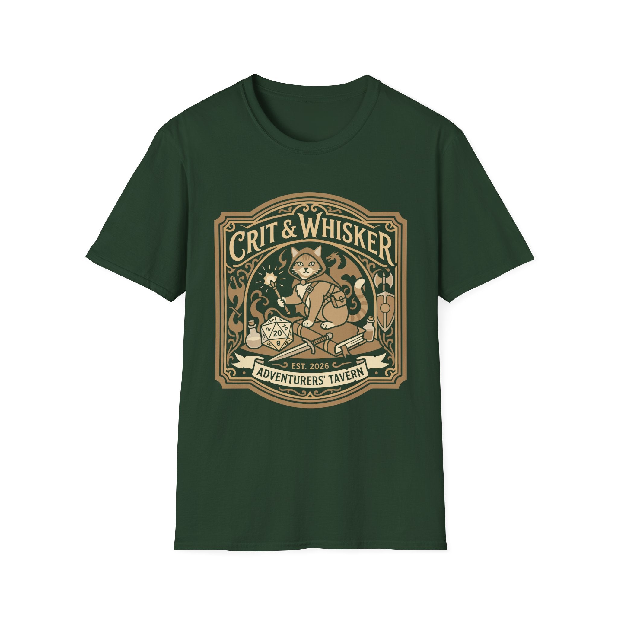 Crit & Whisker Tavern Sign - Dark