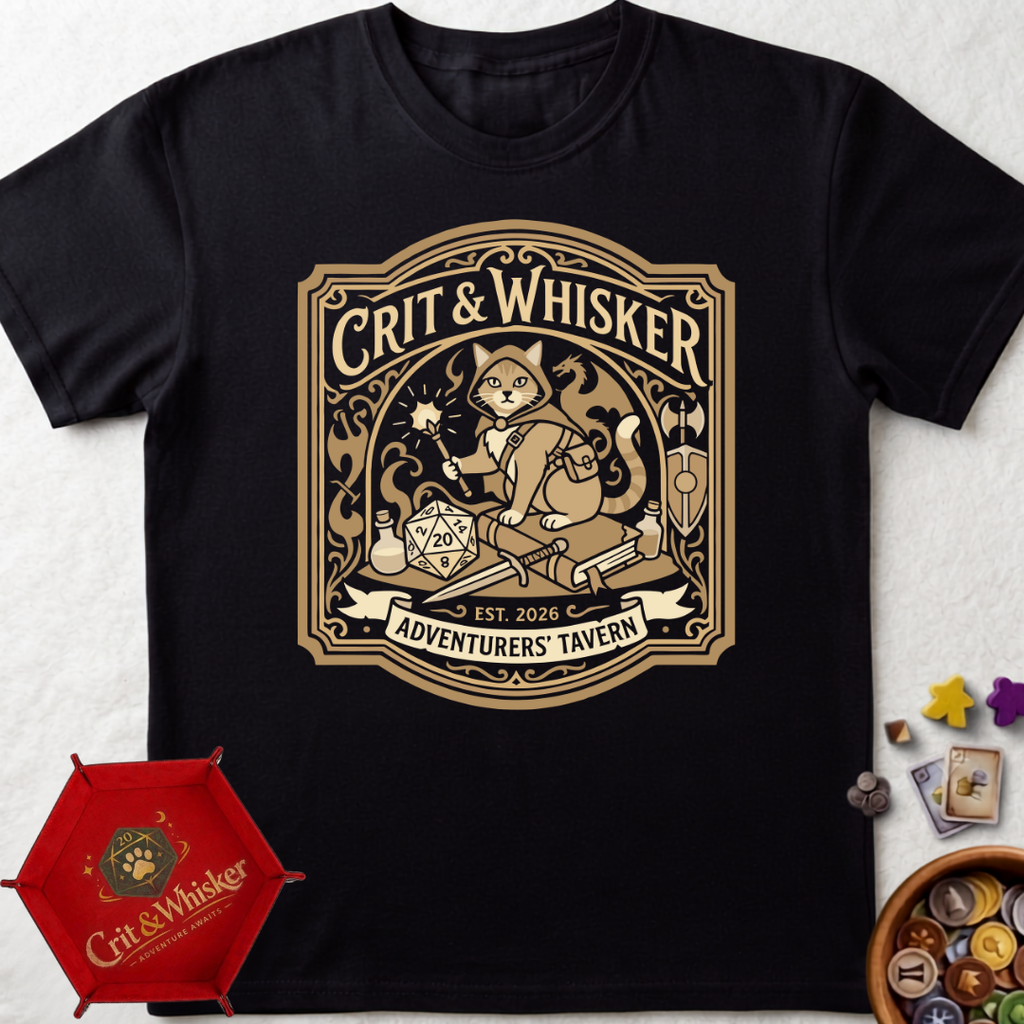 Crit & Whisker Tavern Sign - Dark