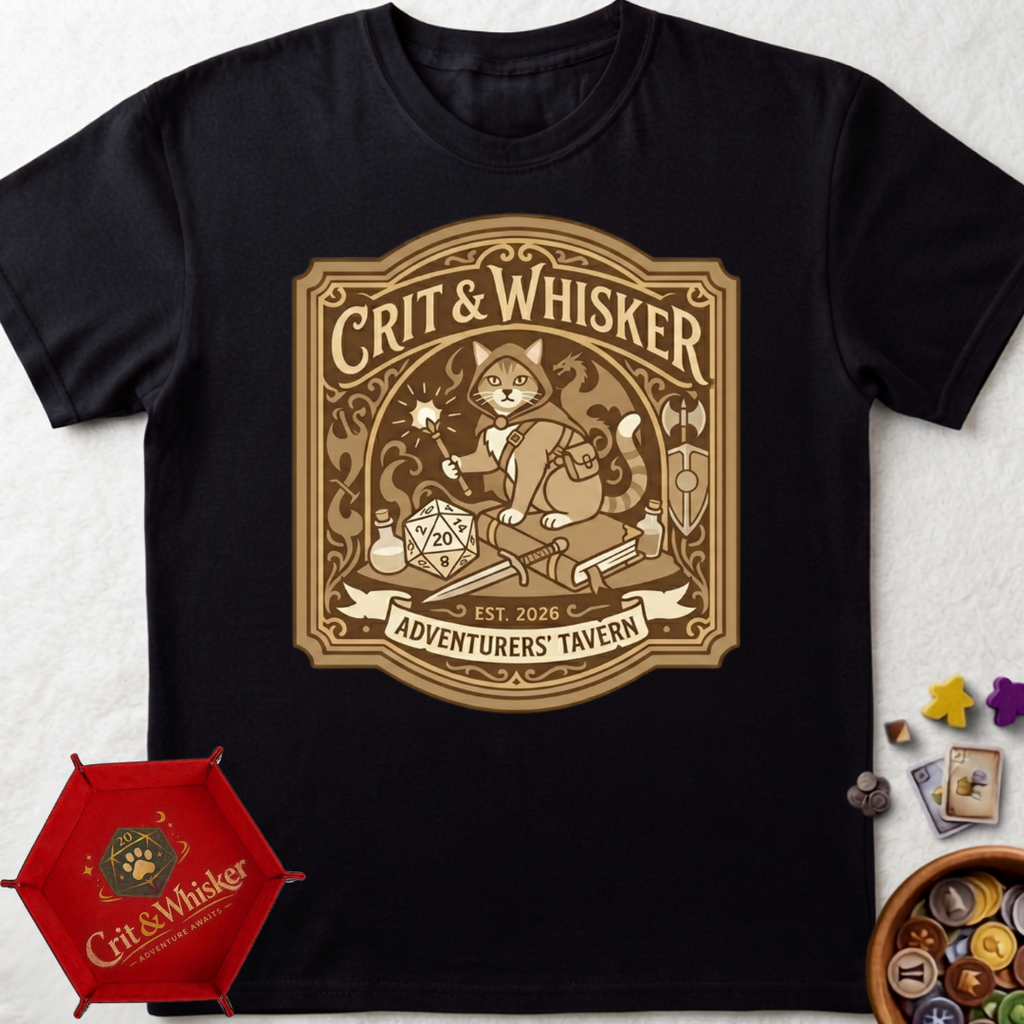 Crit & Whisker Tavern Sign - Light